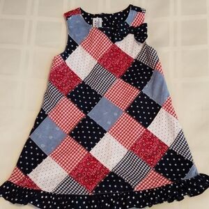 Authentic Kids Red, White & Blue Dress‎